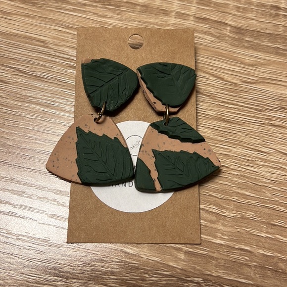 Handmade Clay Earrings - Picture 2 of 4